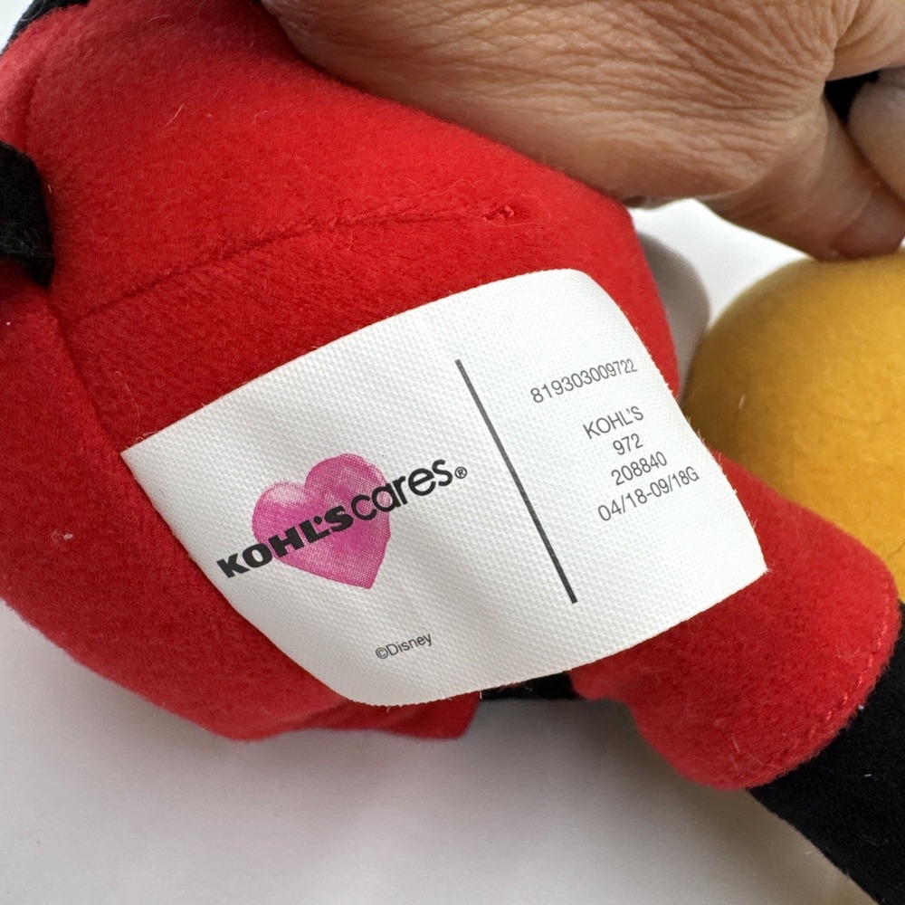 disney ‎ mickey and minnie mouse plush 14 inch. Kohls Cares Plush 90 Years - Picture 12 of 13